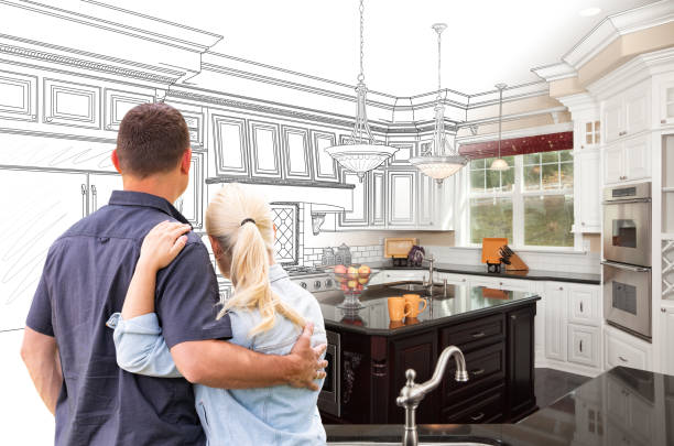 Custom kitchen cabinets installed in a Maple Valley home